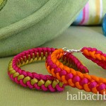 DIY-Idee halbachblog: Anleitung - Armbänder selber knüpfen