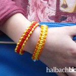 DIY-Idee halbachblog: Armbänder selber knüpfen