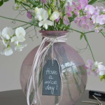 halbachblog: Feminine Sommer-Vase mit Kordel