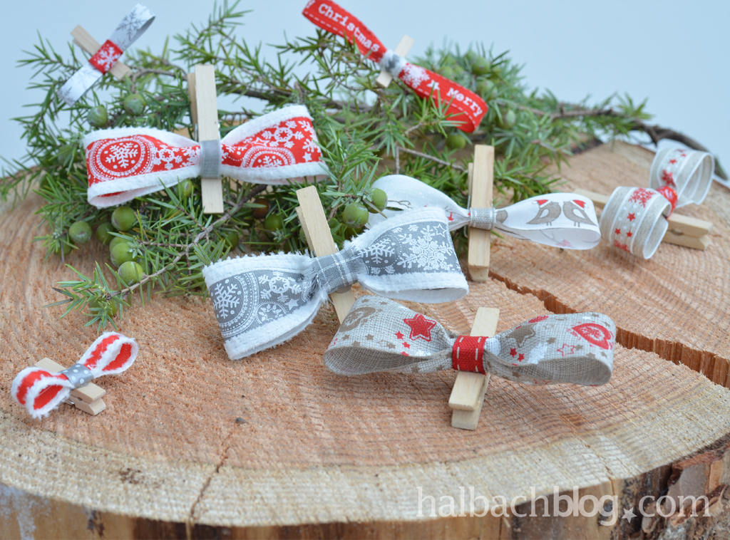 Schleifen als Baumschmuck