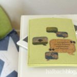 DIY-Idee halbachblog: Tablet-Huelle aus Filz und bedrucktem Korkstoff im Fototransfer-Verfahren