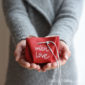 Tafelstoff-Geschenke-Beutel: mit Liebe schenken