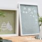 Wie im Winterwald: DIY-Plotter-Stoff-Bilder