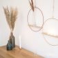 DIY: Metallringe mit Holz-Ablage