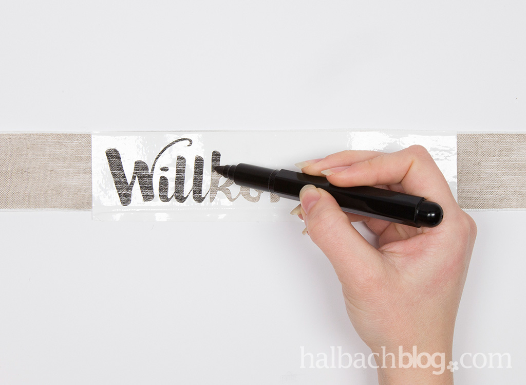 Hoop Lettering Makramee-Hoop mit Lettering · Halbachblog