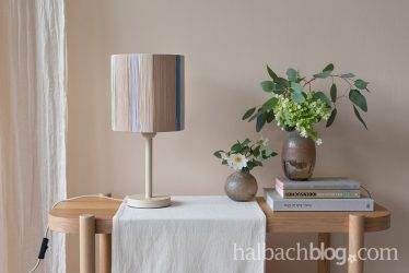 Lampenschirm aus Cotton Raffia